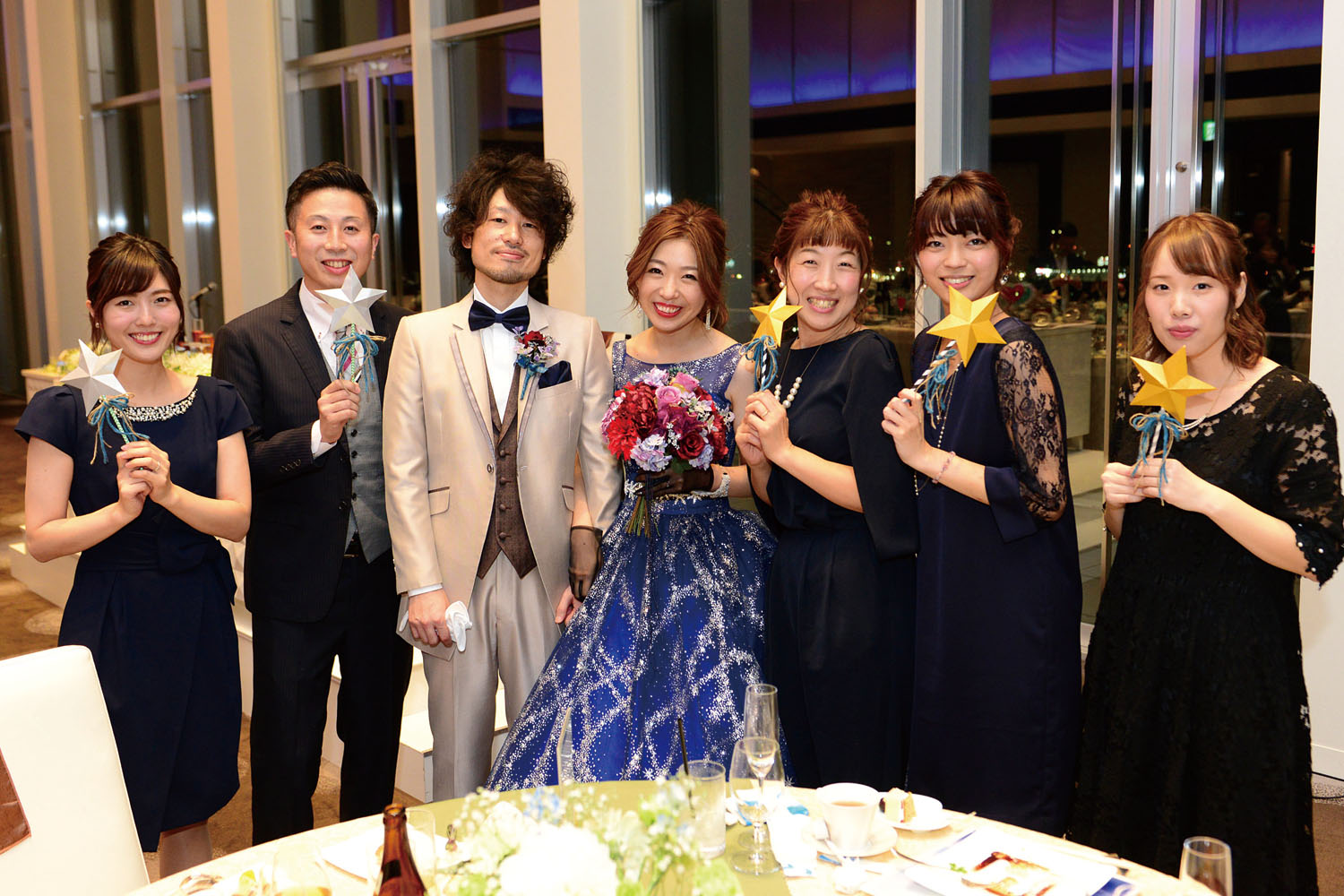 結婚式レポート 大好きな 星 と 緑 をテーマに作り上げる結婚式 Hillside Villa Ciel Et Vert 長岡市 こまウエmagazine